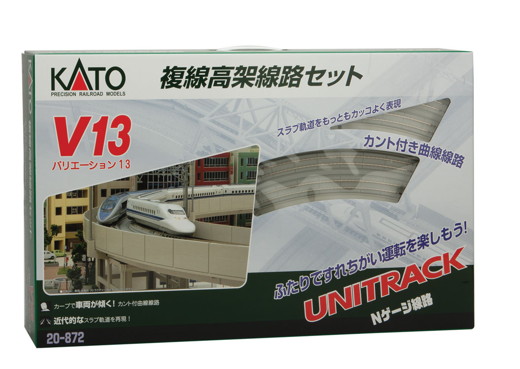 N Unitrack Double Track Elevated Loop Set