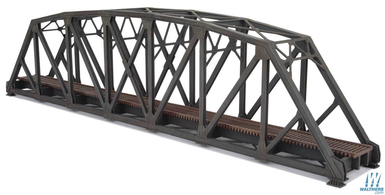 Single-Track Arched Pratt Truss Bridge kit