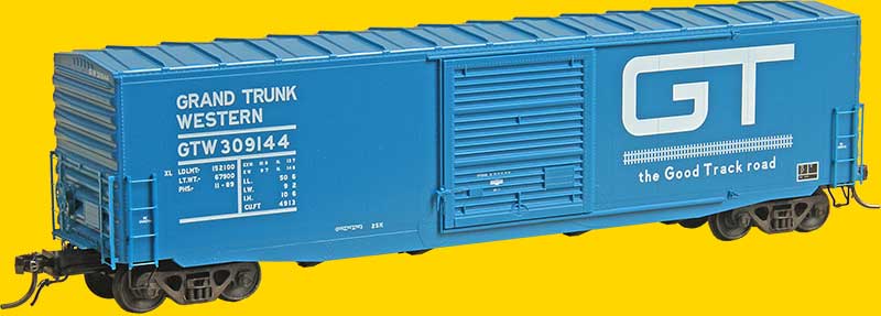 Grand Trunk Western 50' PS-1 Box Car 10' Door #309144