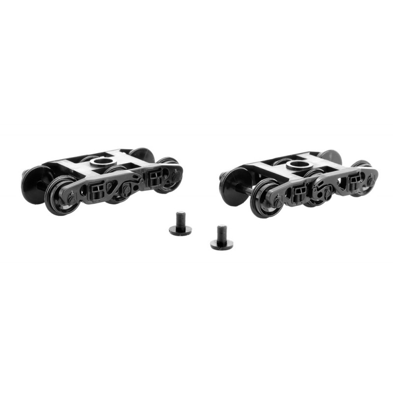 Buckeye Roller Bearing 6-Wheel Trucks Without Couplers 36" Wheel