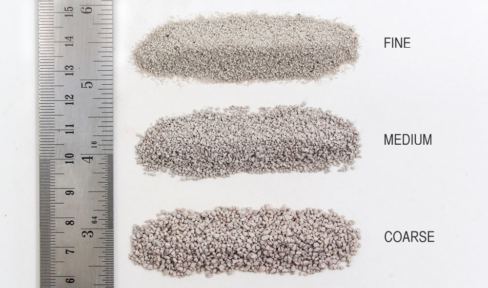 Ballast Shaker Fine Light Gray