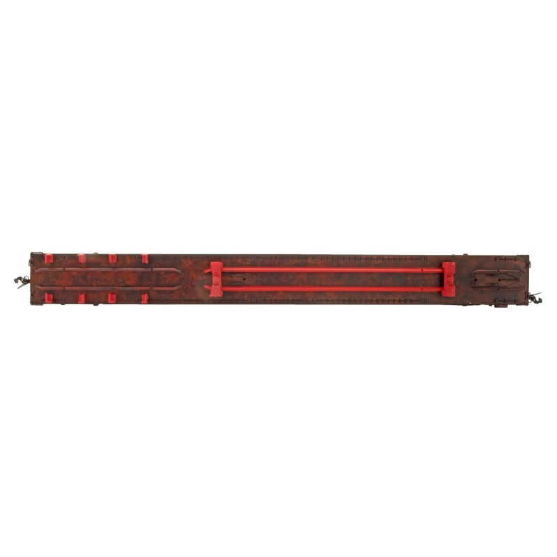 QUAX Weathered 89' Flat Car 2-Pack