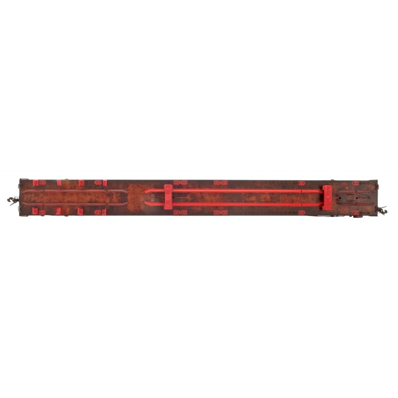 QUAX Weathered 89' Flat Car 2-Pack