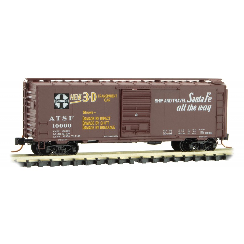Santa Fe Impact 40' Single Door Box Car #10000