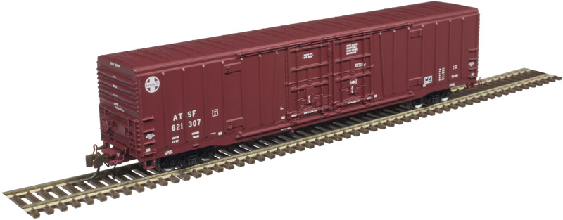 Santa Fe (24" logo #4) BX-166 60' boxcar #621307