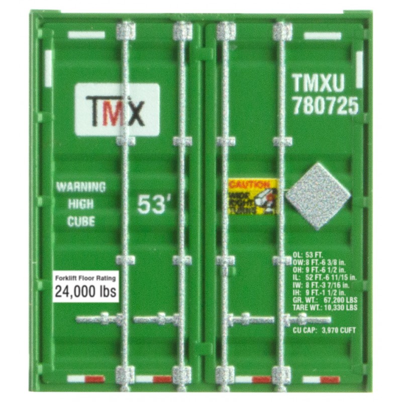 TMX Shipping 53' Corrugated Container #780725
