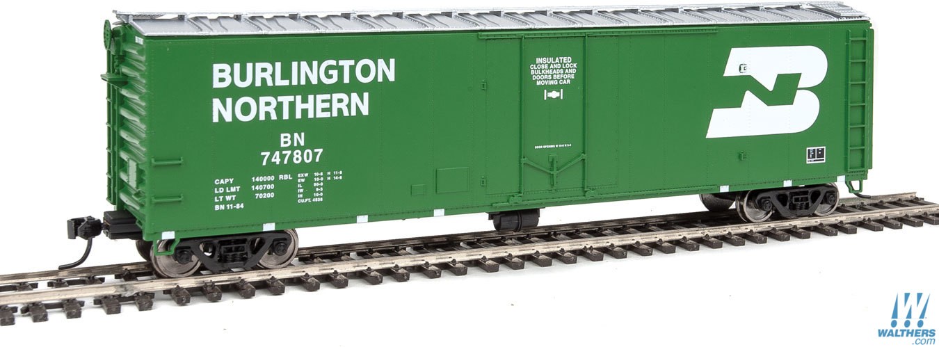 Burlington Northern 50' PC&F insulated boxcar #747807