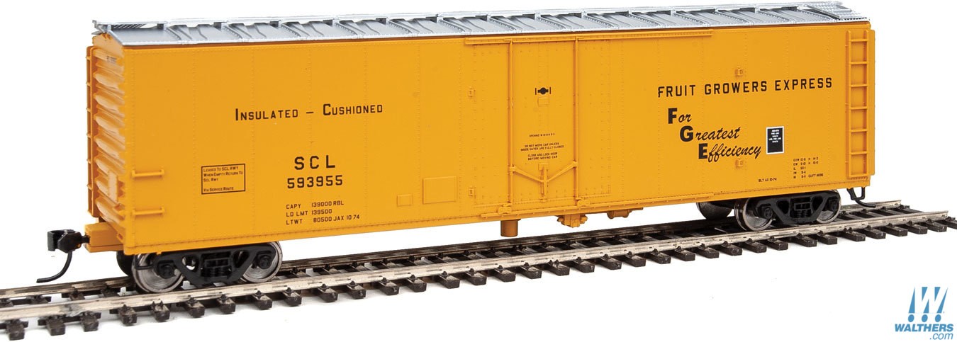 Fruit Growers Express 50' PC&F insulated boxcar #593955