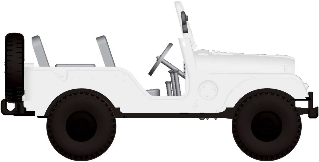 Jeep Universal - White