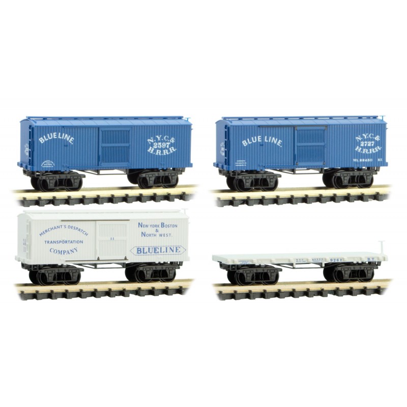 CWE 'Blue Line' Four Car Pack