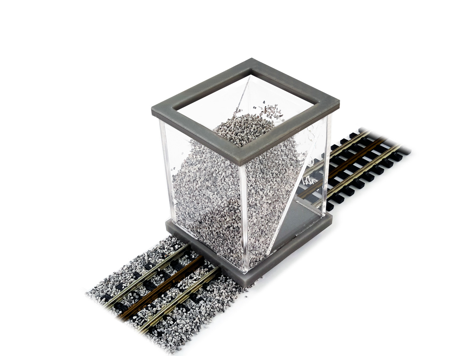 3-Rail O-Gauge Ballast Spreader