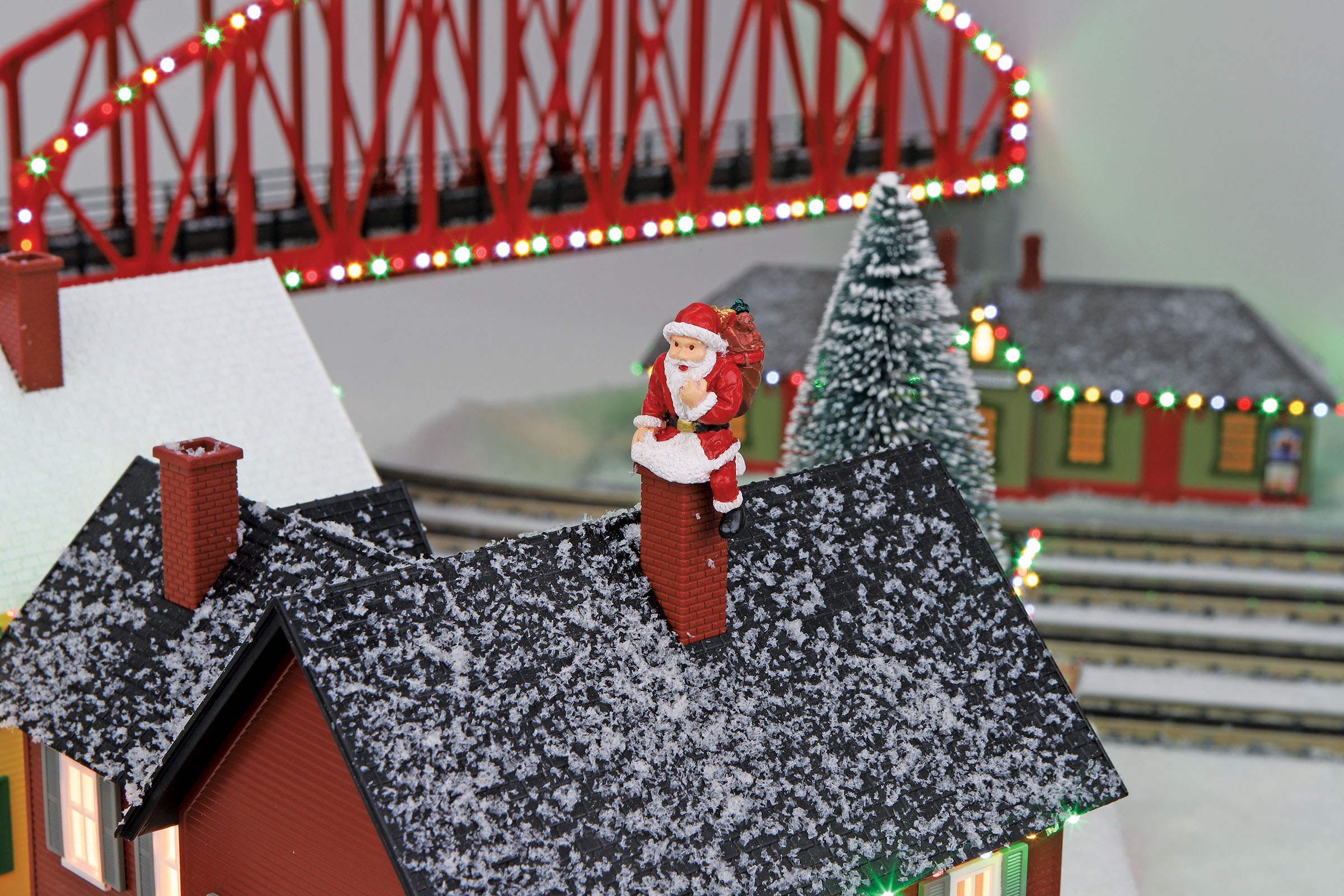 3-Piece Santa Figure Set