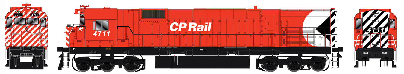 CP Rail MLW C-636 #4711 with ESU LokSound