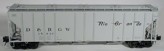 Denver & Rio Grande Western PS-4427 Covered Hopper #15101 2-Rail