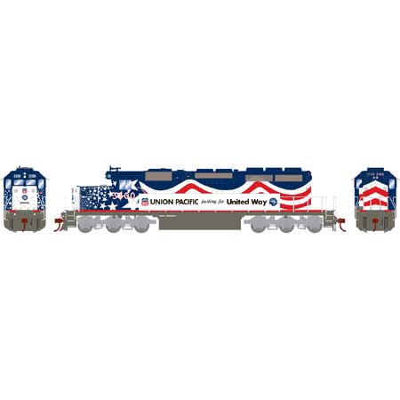 Union Pacific/United Way SD40-2 #3300 w/DCC & Econami Sound