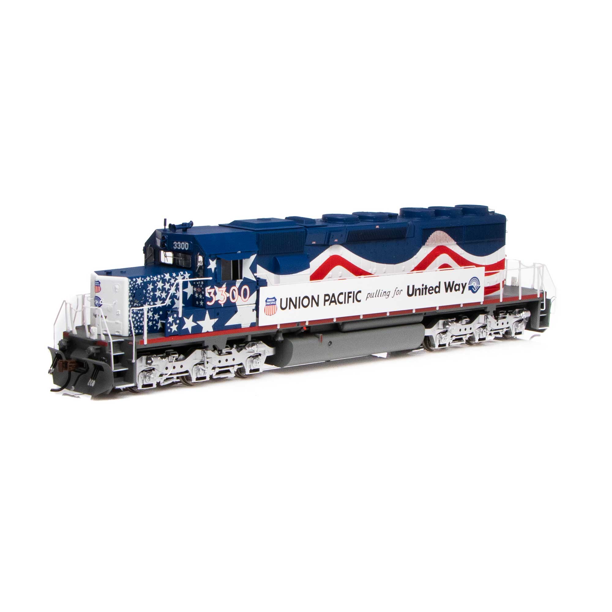 Union Pacific/United Way SD40-2 #3300 w/DCC & Econami Sound