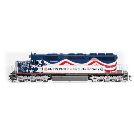 Union Pacific/United Way SD40-2 #3300 w/DCC & Econami Sound