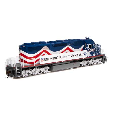 Union Pacific/United Way SD40-2 #3300 w/DCC & Econami Sound