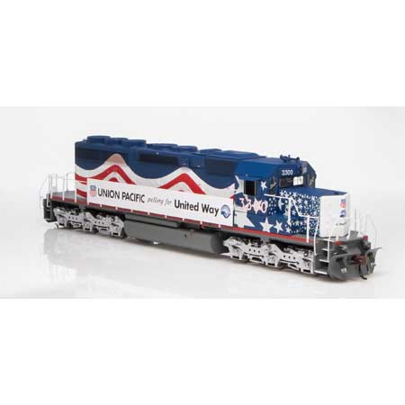 Union Pacific/United Way SD40-2 #3300 w/DCC & Econami Sound