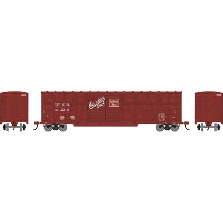 Chicago, Burlington & Quincy 50' Single-Sheathed Box Car #46638