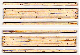Wood Grade Crossings Two Lane Rough Cut (2 sets)