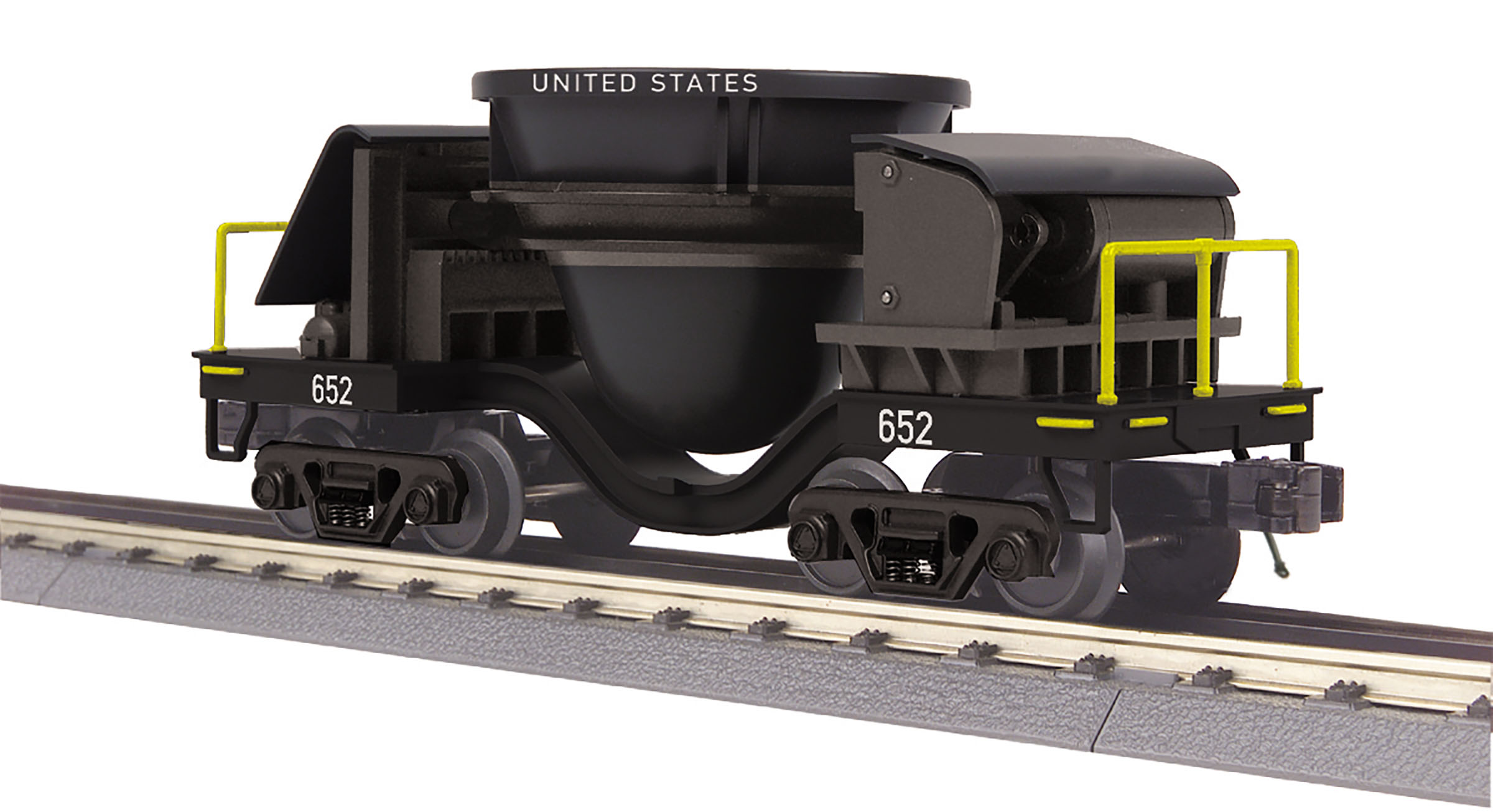 United States (black) slag car