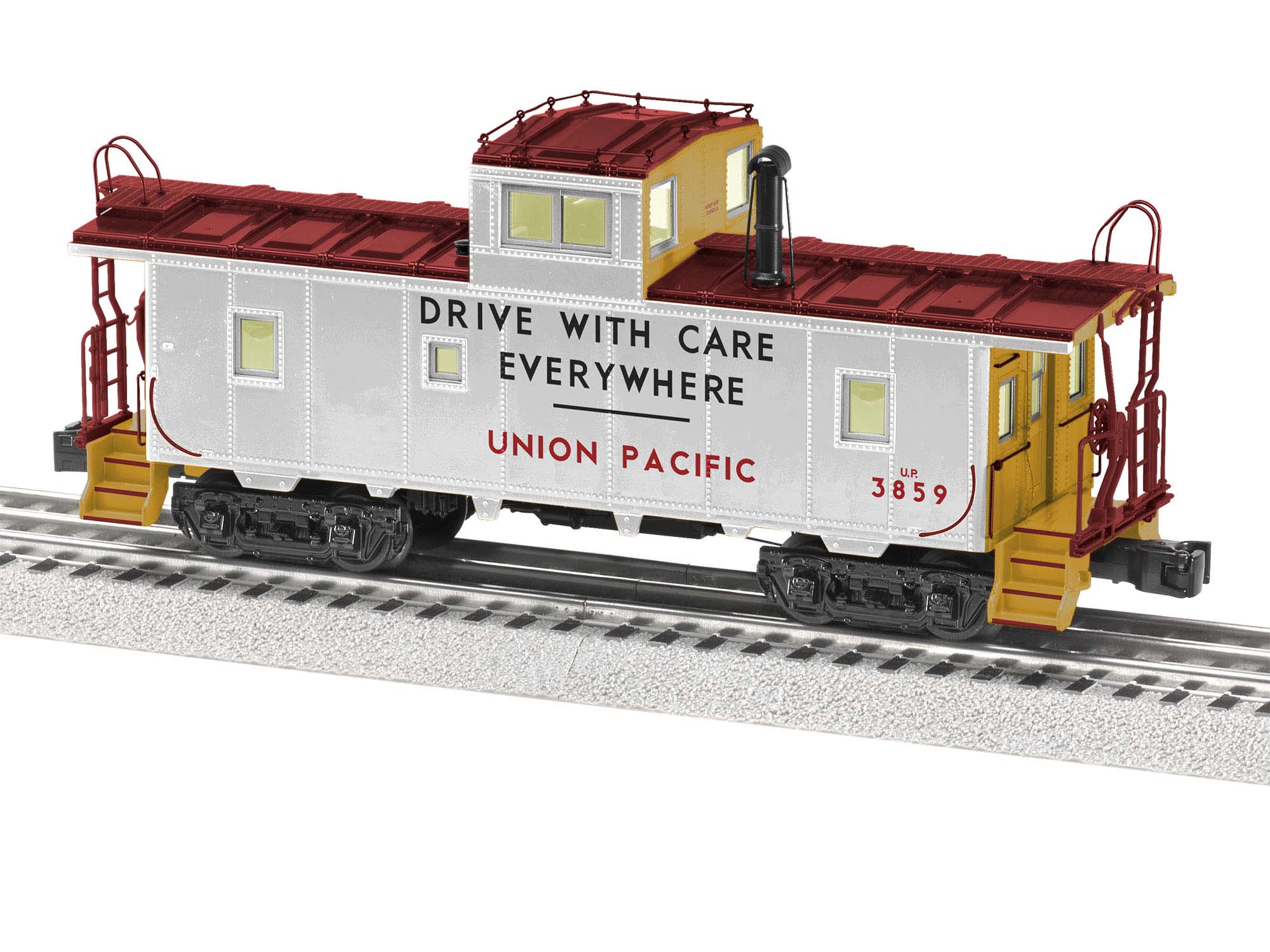 Union Pacific “Drive With Care Everywhere” CA-4 caboose #3859