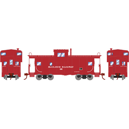 McCloud River Railway wide vision caboose #102