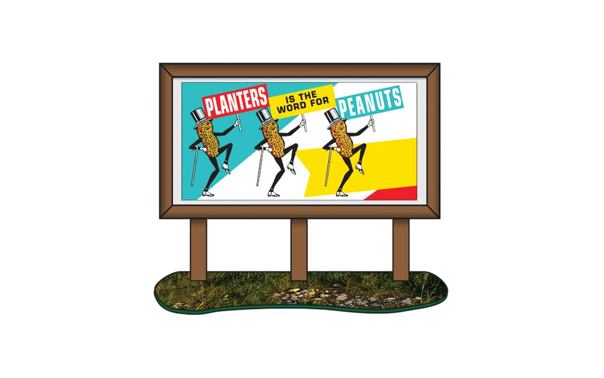 1950's Country Billboard-Planters Peanuts