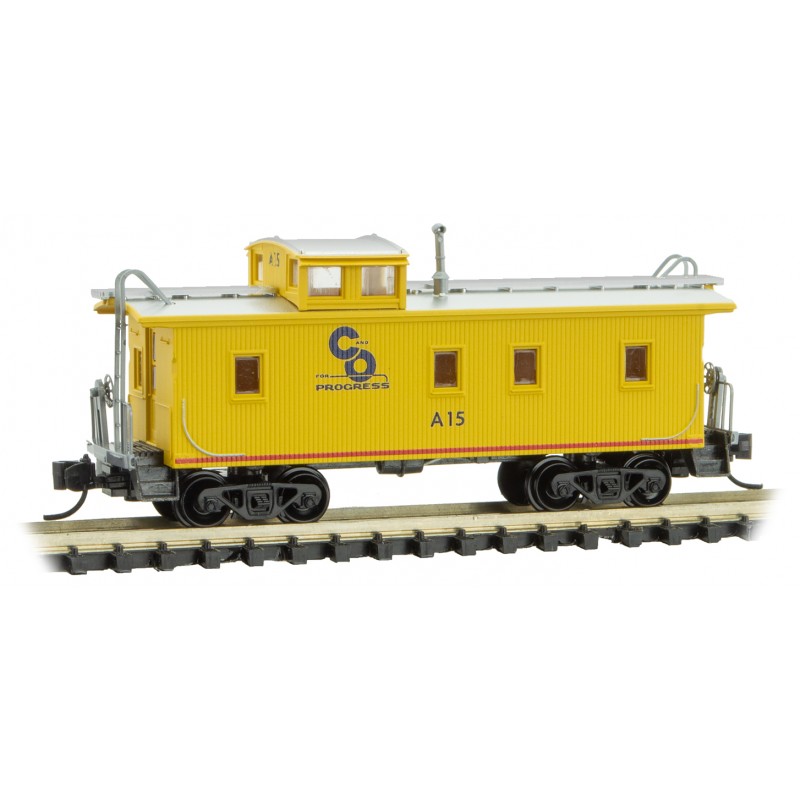 Chesapeake & Ohio 34' Wood Sheathed Caboose #A15
