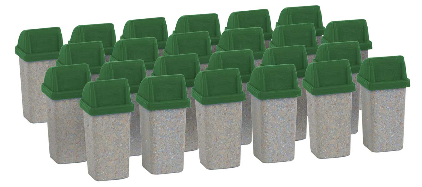 Modern Trash Cans 24-Pack