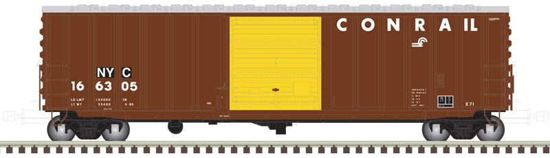 CSX (ex-Conrail NYC patch) 50' Precision Design rib-side boxcar