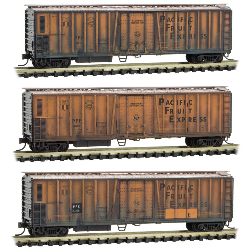 Pacific Fruit Express Weathered 3-Pack