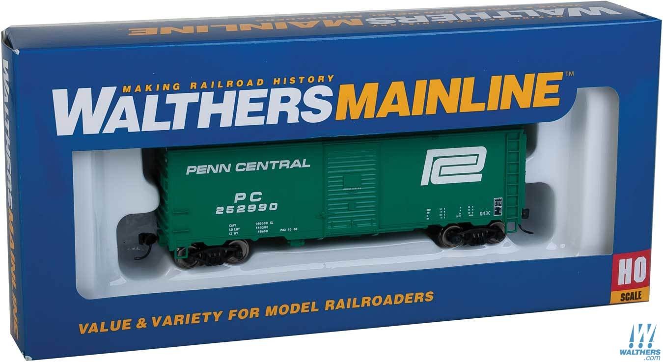 Penn Central 40' AAR modernized 1948 boxcar #252990