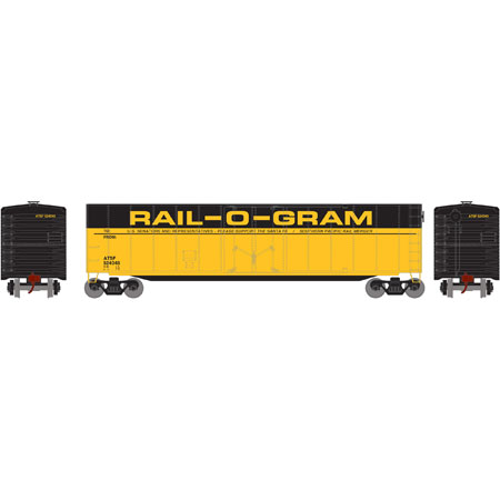 Santa Fe "Rail-O-Gram" 50' plug door smooth side boxcar #524045