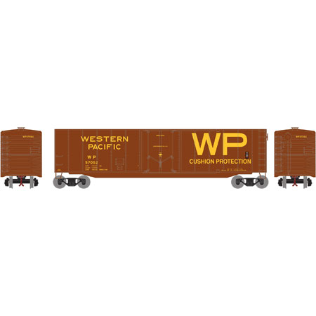 Western Pacific 50' plug door smooth side boxcar #57092