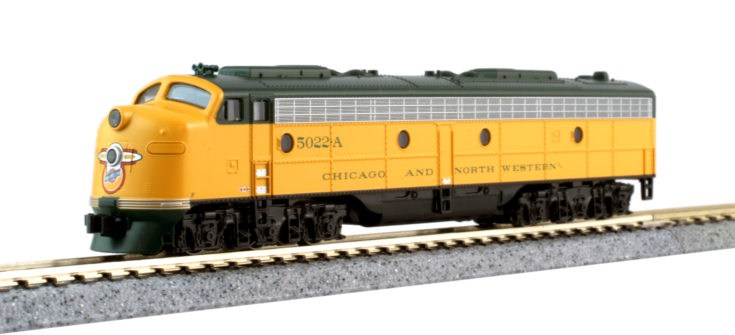 C&NW EMD E8A & Pullman bi-level "400" train 6-unit set with DCC