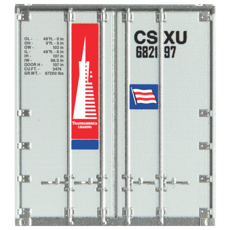 CSX/Ex-ICSU 48' Rib Side Container #682188
