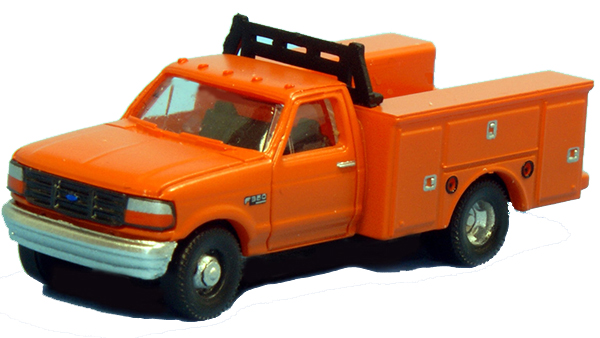 1992 F-350 4X4 Regular Cab Service Truck orange 2-pack