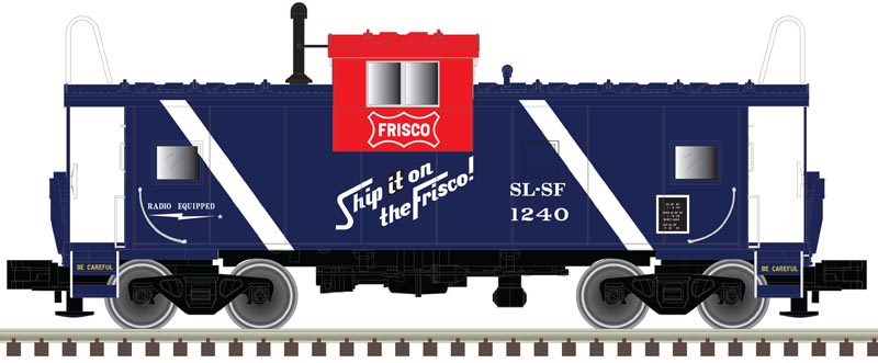 Frisco extended vision caboose #1240