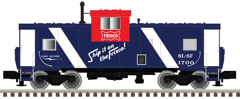 Frisco extended vision caboose #1700