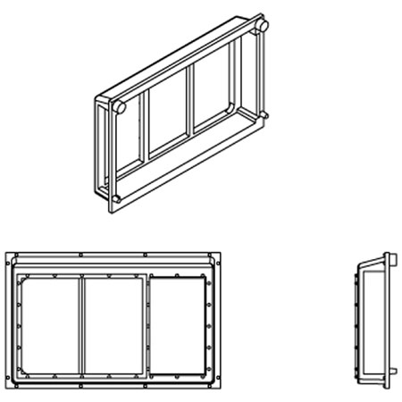 3-Pane All Weather Windows (6 windows)