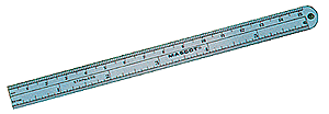 6" Metric/Inch Ruler