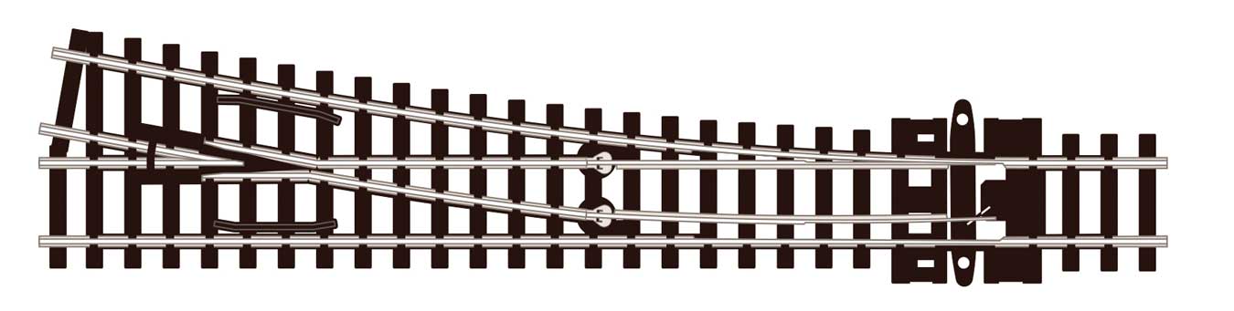 Code 55 Unifrog Medium Radius Right Hand Turnout