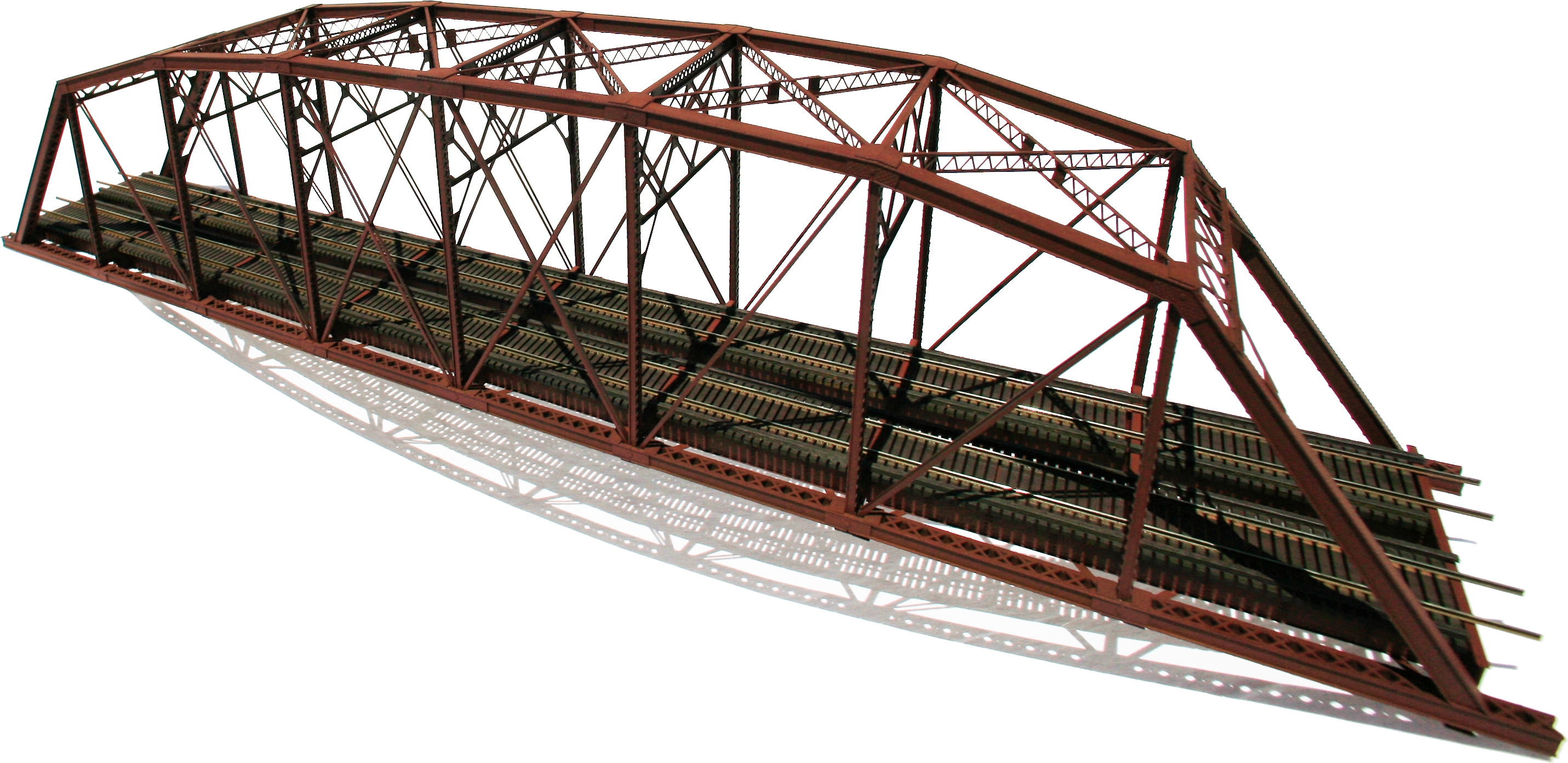 200 foot Parker “Hybrid” Double Track Truss Bridge kit