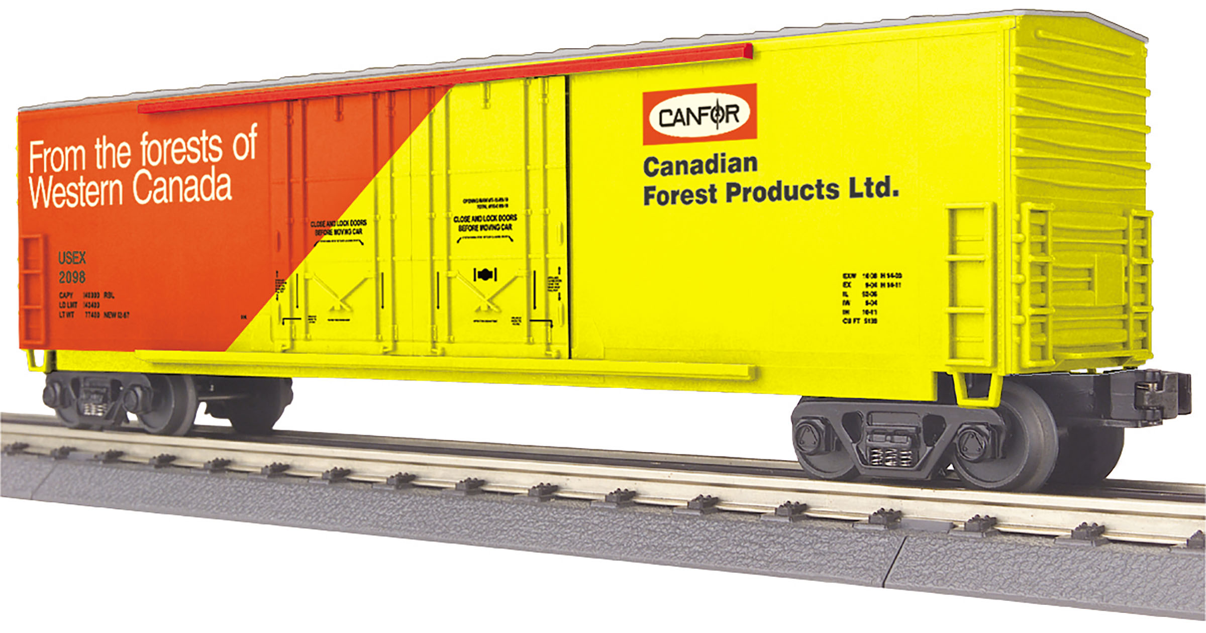 Canfor 50' double plug door boxcar