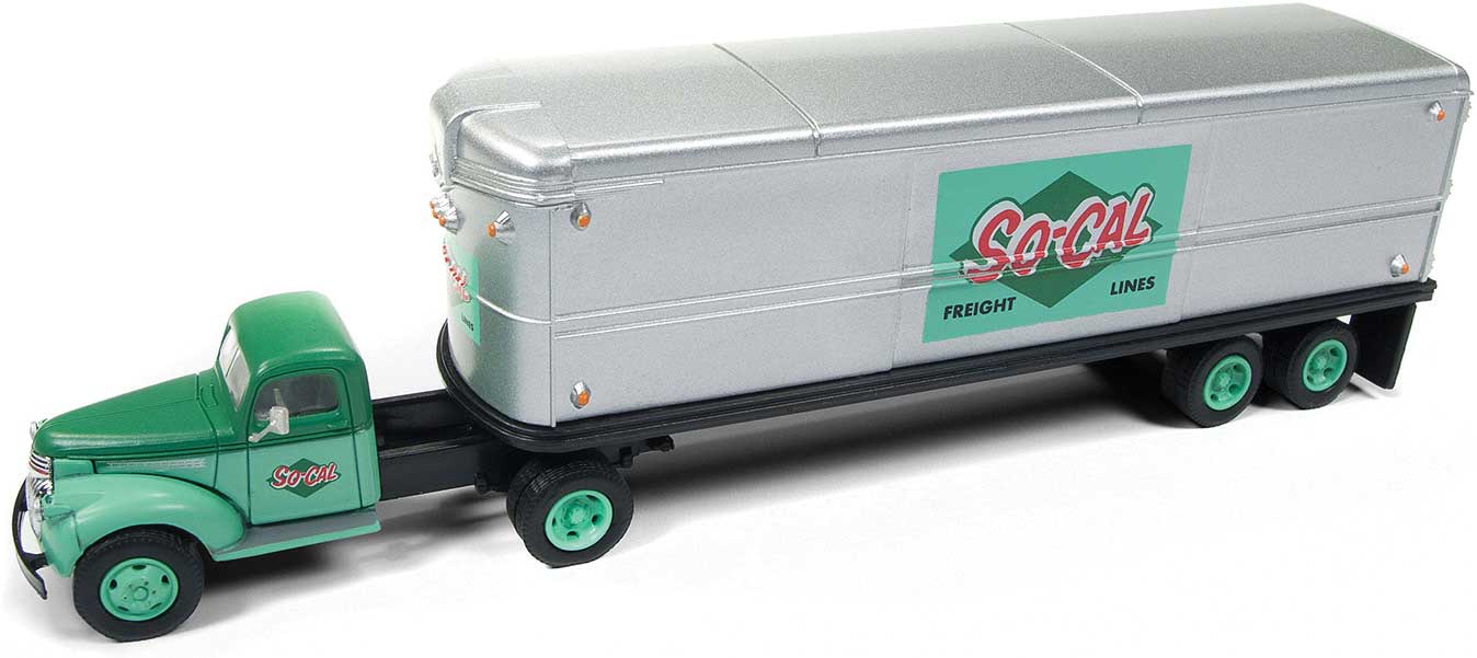 So-Cal Freight '41/46 Chevy Tractor/Trailer Set