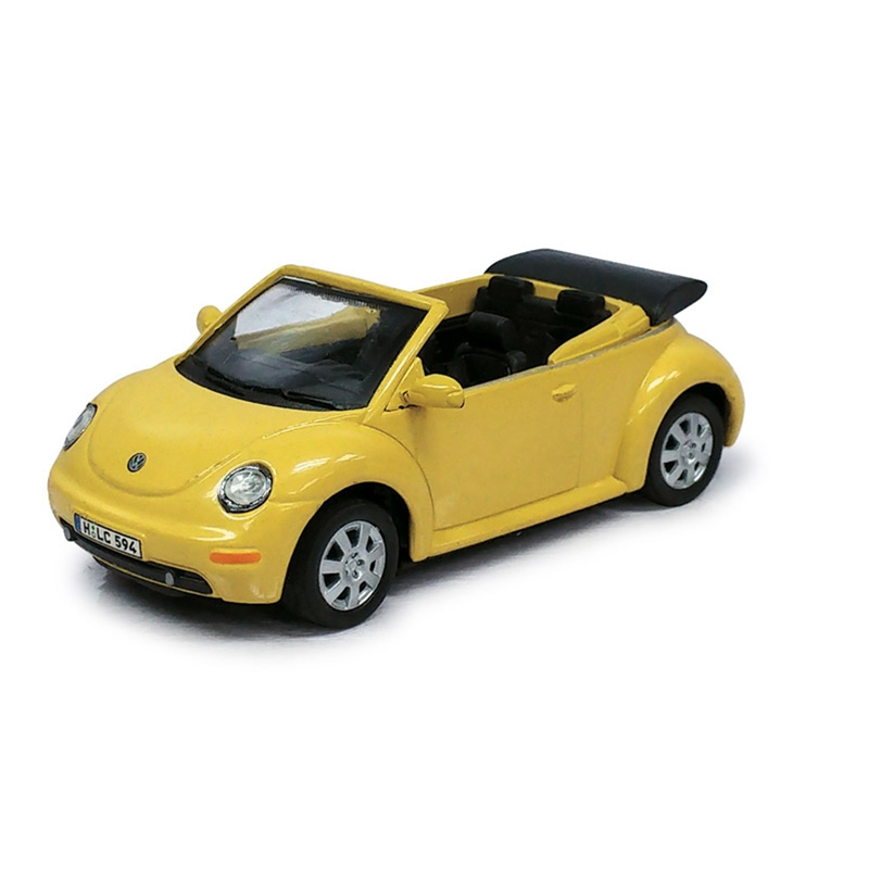 New VW Beetle Convertible yellow