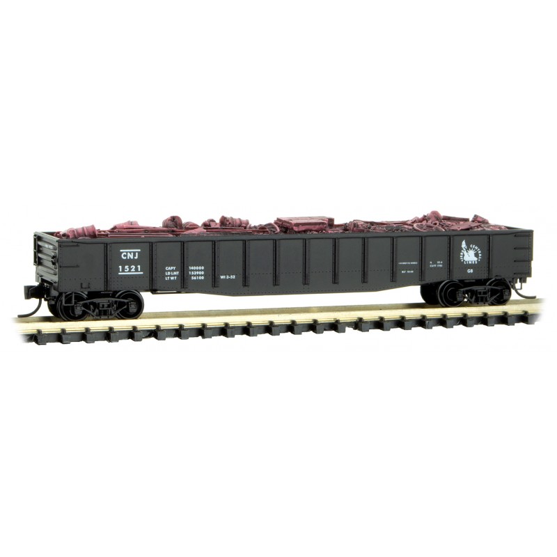 Central New Jersey 50' Steel Side, 14 Panel, Fixed End Gondola #1521