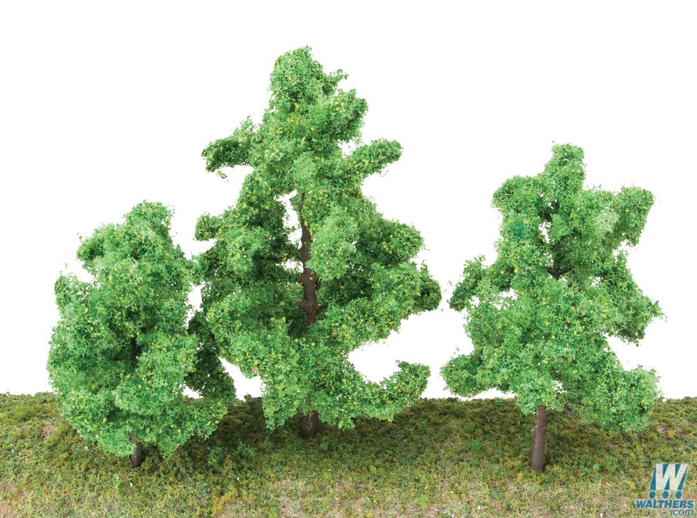 Spring Trees 3-3/8" to 5-1/2" with Pin Base (10 pieces)